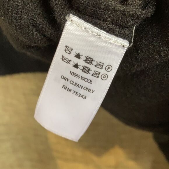 Vintage Nanette Lepore boiled wool black cardigan - Picture 8 of 8